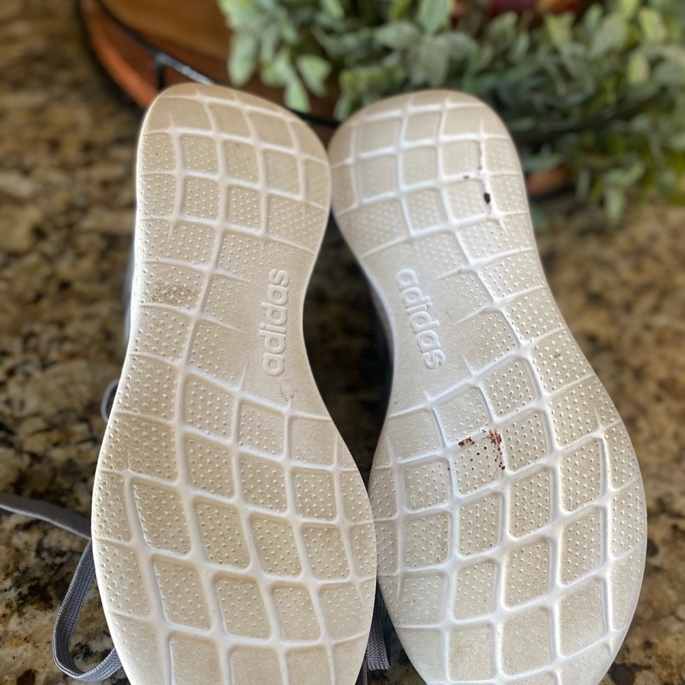 Adidas Gray and Pink Athletic Shoes - Picture 6 of 6